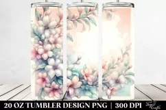 Abstract Pastel Shiny Jasmine | 20 oz Tumbler Product Image 2