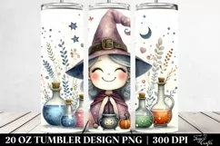 Whimsical Witch & Potion Tumbler | 20 oz Tumbler Product Image 2