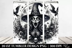 Excited Gothic Witch Tumbler | 20 oz Tumbler Product Image 2