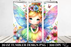 Cute Fairy Whimsical Design 20 Oz Tumbler Product Image 2