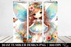 Cute Fairy Whimsical Design 20 Oz Tumbler Product Image 2