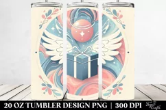 Gift Box with Angel Crown, Fun 20 Oz Tumbler Product Image 2