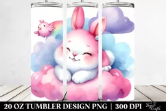 Smiling Baby Bunny Cloud | 20 Oz Tumbler Product Image 2