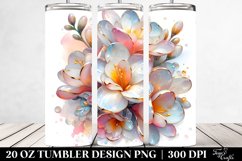 Detailed Pastel Glossy Freesia Tumbler Product Image 2