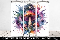 Magical Celestial Mushroom 20 Oz Tumbler Product Image 2
