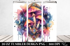 Magical Celestial Mushroom 20 Oz Tumbler Product Image 2