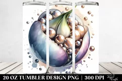 Shiny Sweet Pea with Material | 20 Oz Tumbler Product Image 2