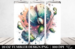 Shiny Sweet Pea with Material | 20 Oz Tumbler Product Image 2