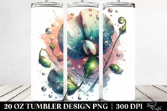 Shiny Sweet Pea with Material | 20 Oz Tumbler Product Image 2
