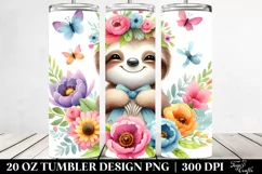 Cute Baby Sloth | 20 Oz Tumbler Product Image 2