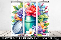 Colorful Vibrant Gardenia | 20 Oz Tumbler Product Image 2