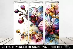 Colorful Orchid Stained | 20 Oz Tumbler Product Image 2