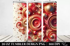 Colorful Redish Glittery Background | 20 Oz Tumbler Product Image 2