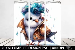 Cute Baby Dove with Cool Haircut Product Image 2