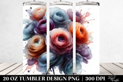 Colorful Ranunculus Abstract | 20 Oz Tumbler Product Image 2
