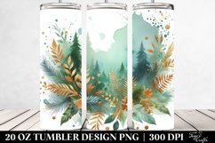 Colorful Watercolor Splash Foil Tumbler | 20 Oz Tumbler Product Image 2