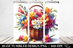Colorful Freesia Basket | Tumbler Product Image 2