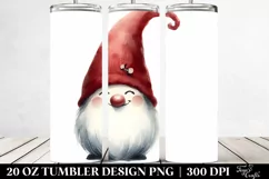 Smiling Retro Gnome 20 Oz Tumbler Product Image 2