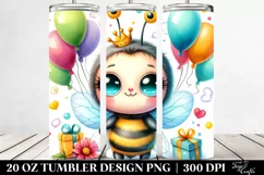 Colorful Cute Baby Bee | 20 Oz Tumbler Product Image 2