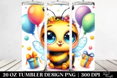 Colorful Cute Baby Bee | 20 Oz Tumbler Product Image 2