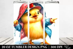 Cute Baby Chicken Dancing | 20 oz Tumbler Product Image 2