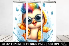 Cute Baby Chicken Dancing | 20 oz Tumbler Product Image 2