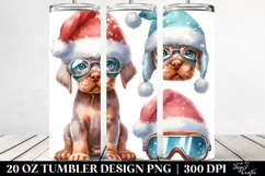 Winter Baby Vizsla 20 Oz Tumbler Product Image 2
