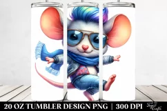 Cute Baby Mouse Jumping | 20 oz Tumbler Product Image 2