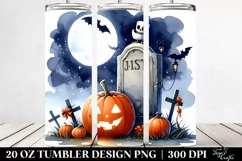 Funny Halloween Tombstone 20 Oz Tumbler Product Image 2