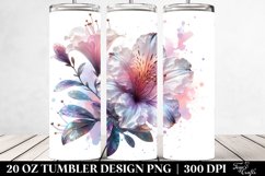 20 Oz Tumbler Sublimation | Shiny Azalea Material Product Image 2