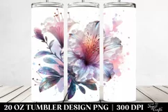 20 Oz Tumbler Sublimation | Shiny Azalea Material Product Image 2