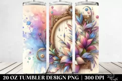 Wooden Stained Lobelia | 20 oz Tumbler Product Image 2