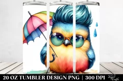 Cute Baby Bird Sitting | 20 oz Tumbler Product Image 2