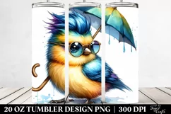 Cute Baby Bird Sitting | 20 oz Tumbler Product Image 2