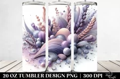 Abstract Lavender, High-Res 20 Oz Tumbler Product Image 2