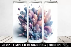 Abstract Glossy Violet Clipart 20 Oz Tumbler Product Image 2