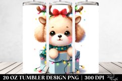 Expressive Bichpoo, Christmas 20 Oz Tumbler Product Image 2