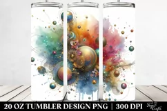Colorful Watercolor Tumbler Product Image 2