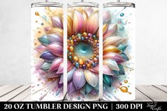 Vibrant Sunflower Tumbler | 20 oz Tumbler Product Image 2