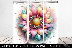 Vibrant Sunflower Tumbler | 20 oz Tumbler Product Image 2