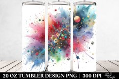 Colorful Watercolor Tumbler Product Image 2