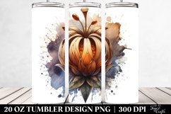 Wooden Small Stained Lobelia | 20 Oz Tumbler Product Image 2