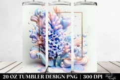 Abstract Hyacinth, HD 20 Oz Tumbler Product Image 2