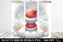 Pastel Digital Painting of Santa Sitting on Cloud, 20 oz Product Image 2