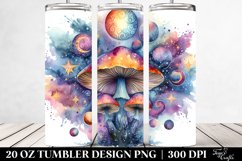 Magical Celestial Mushroom Clipart Product Image 2