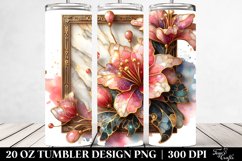Wooden Small Stained Azalea with Golden Insertions | 20 Oz Product Image 2