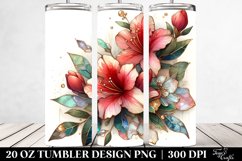 Wooden Small Stained Azalea with Golden Insertions | 20 Oz Product Image 2