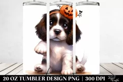 Halloween Clipart English Springer Spaniel 20 Oz Tumbler Product Image 2