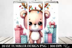 Cute Malinois, Festive 20 Oz Tumbler Product Image 2