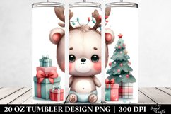 Baby Bear with Christmas Lights 20 Oz Tumbler Product Image 2